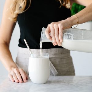 Cashew milk is a delicious and creamy dairy-free vegan nut milk. And unlike almond milk, it doesn't have to be strained, which makes it even easier!