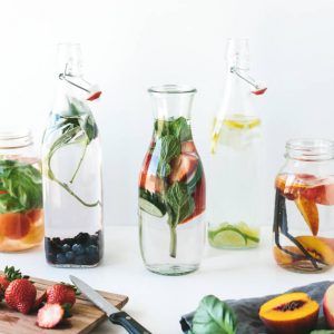 Learn how to make infused water that's naturally flavored with fruit, herbs and vegetables.